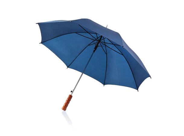 Deluxe 23" automatisk paraply blå 